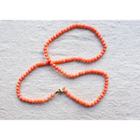 Beatrice Valenzuela Sunset Coral Necklace