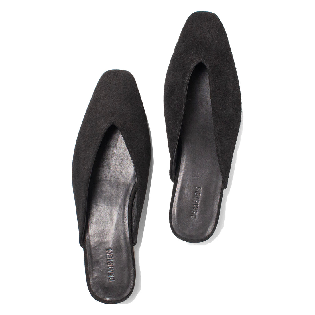 Bembien Faye Mule in Black Suede