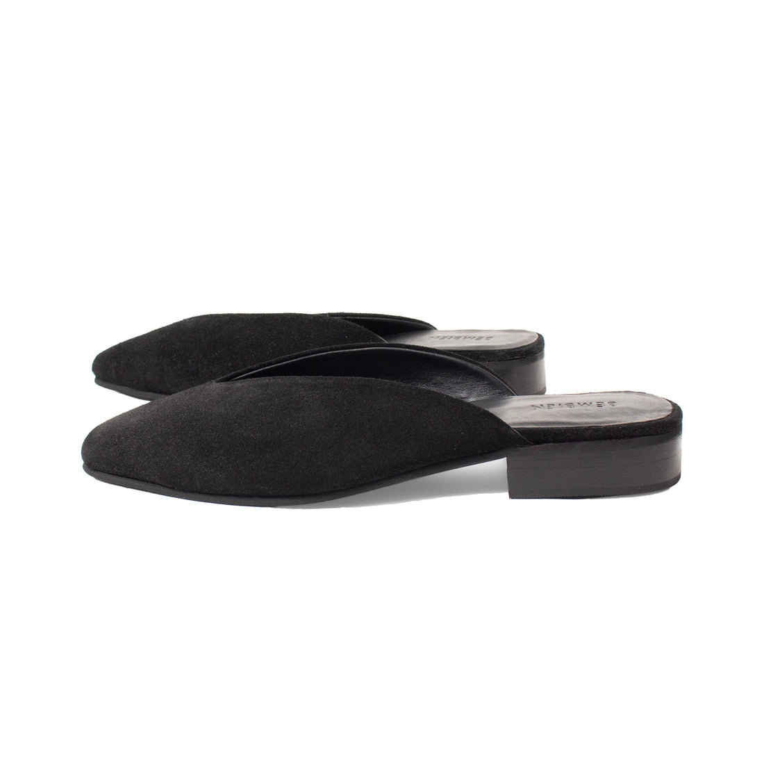 Bembien Faye Mule in Black Suede