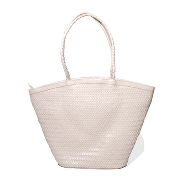 Bembien Marcia Leather Tote in Cream