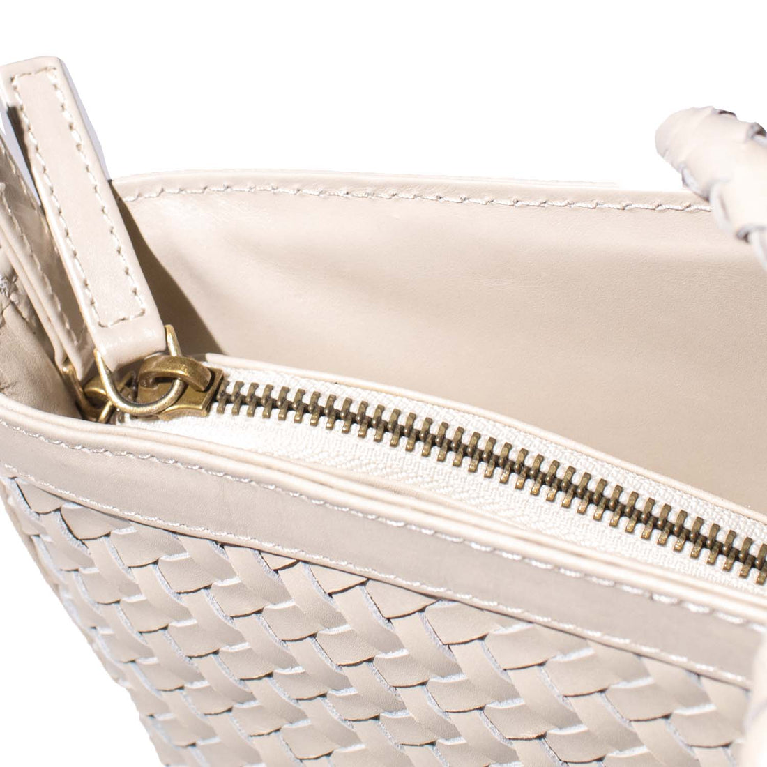 Bembien Marcia Leather Tote in Cream