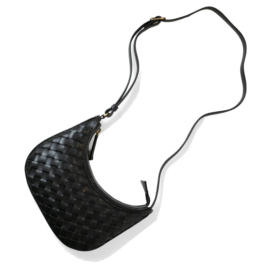 Bembien Mini Sling in Carré Weave Black