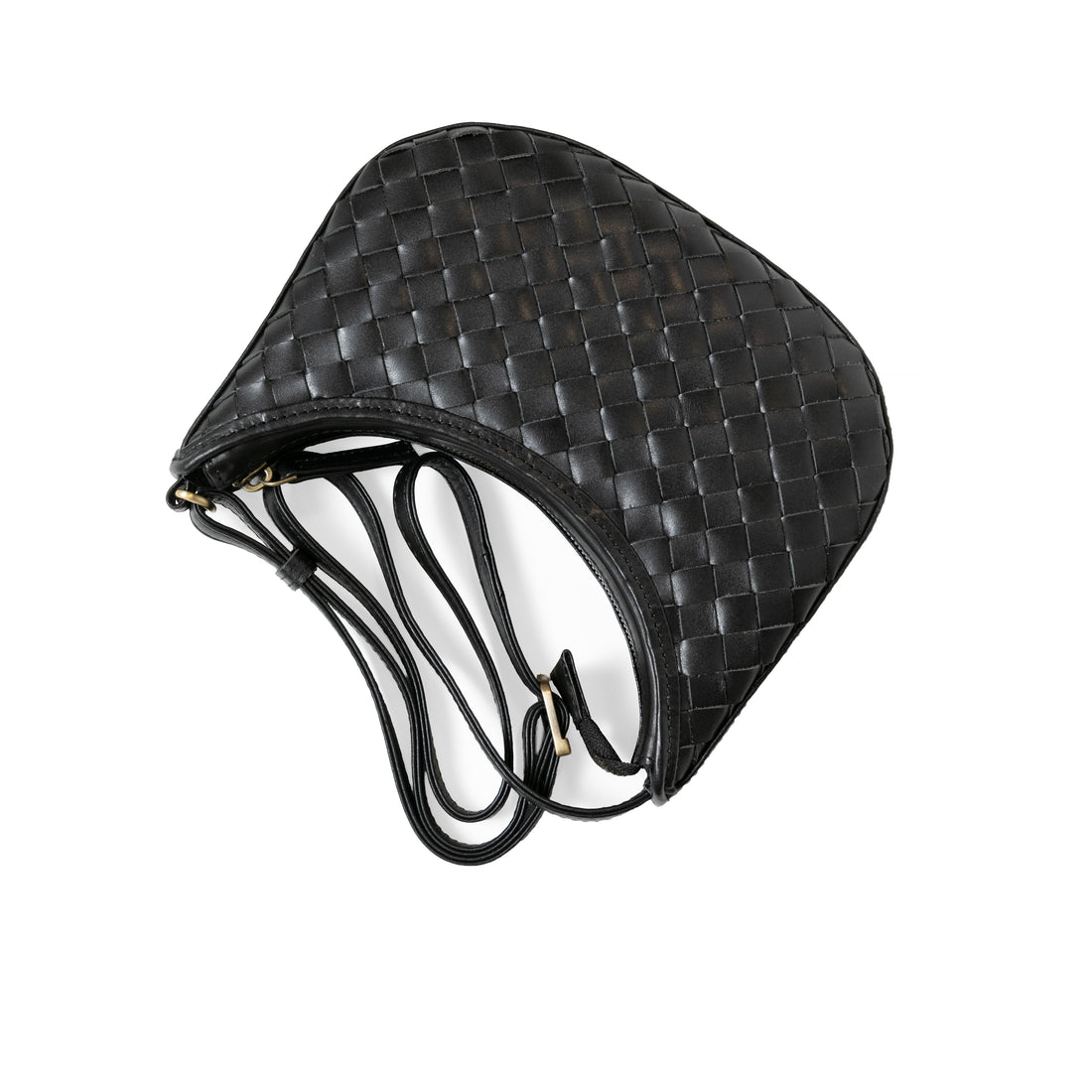Bembien Mini Sling in Carré Weave Black