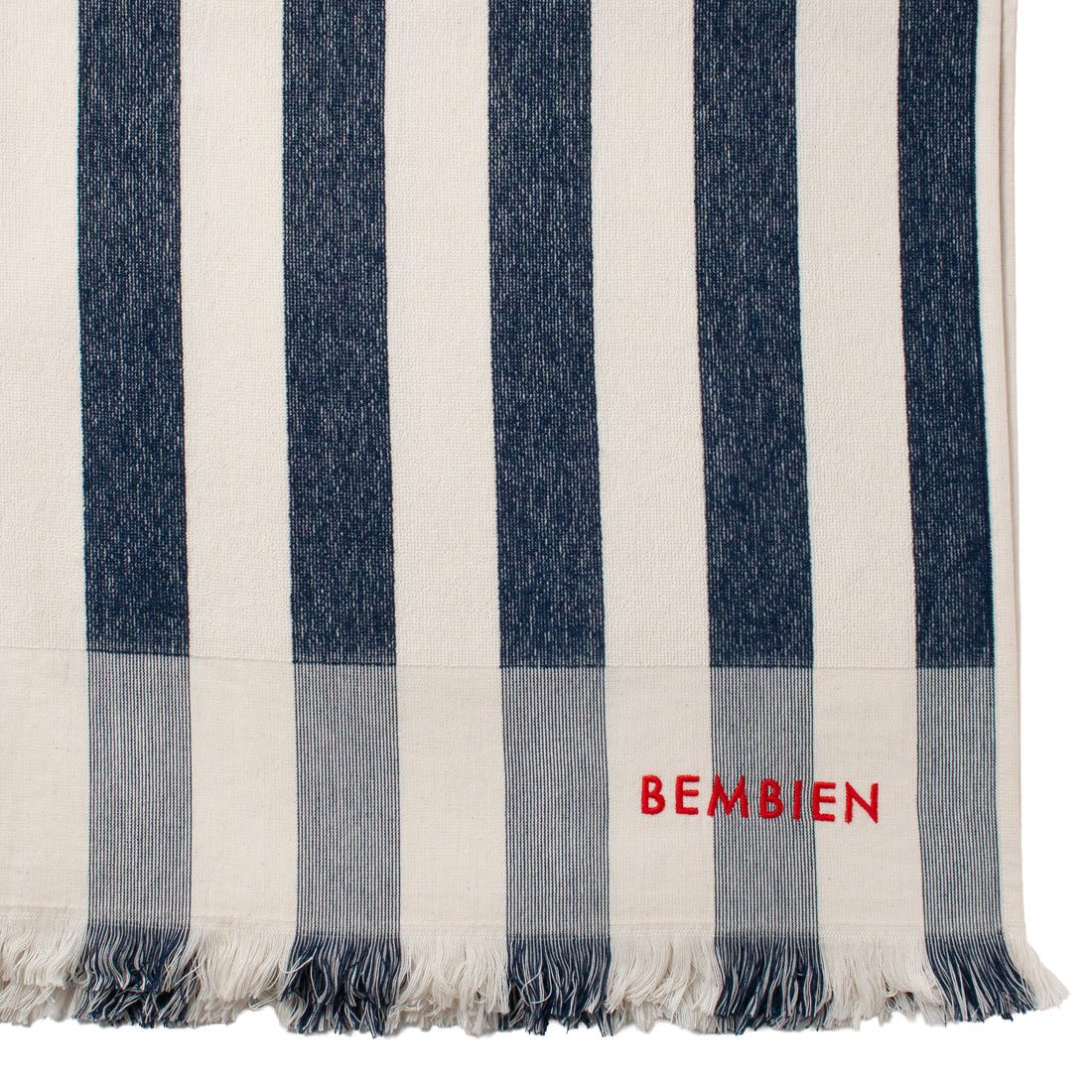 Bembien Plage Towel in Navy Stripe