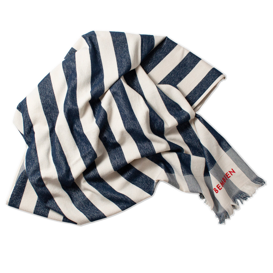 Bembien Plage Towel in Navy Stripe