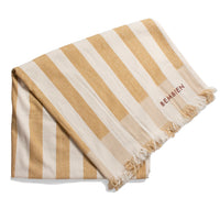 Bembien Plage Towel in Tan Stripe