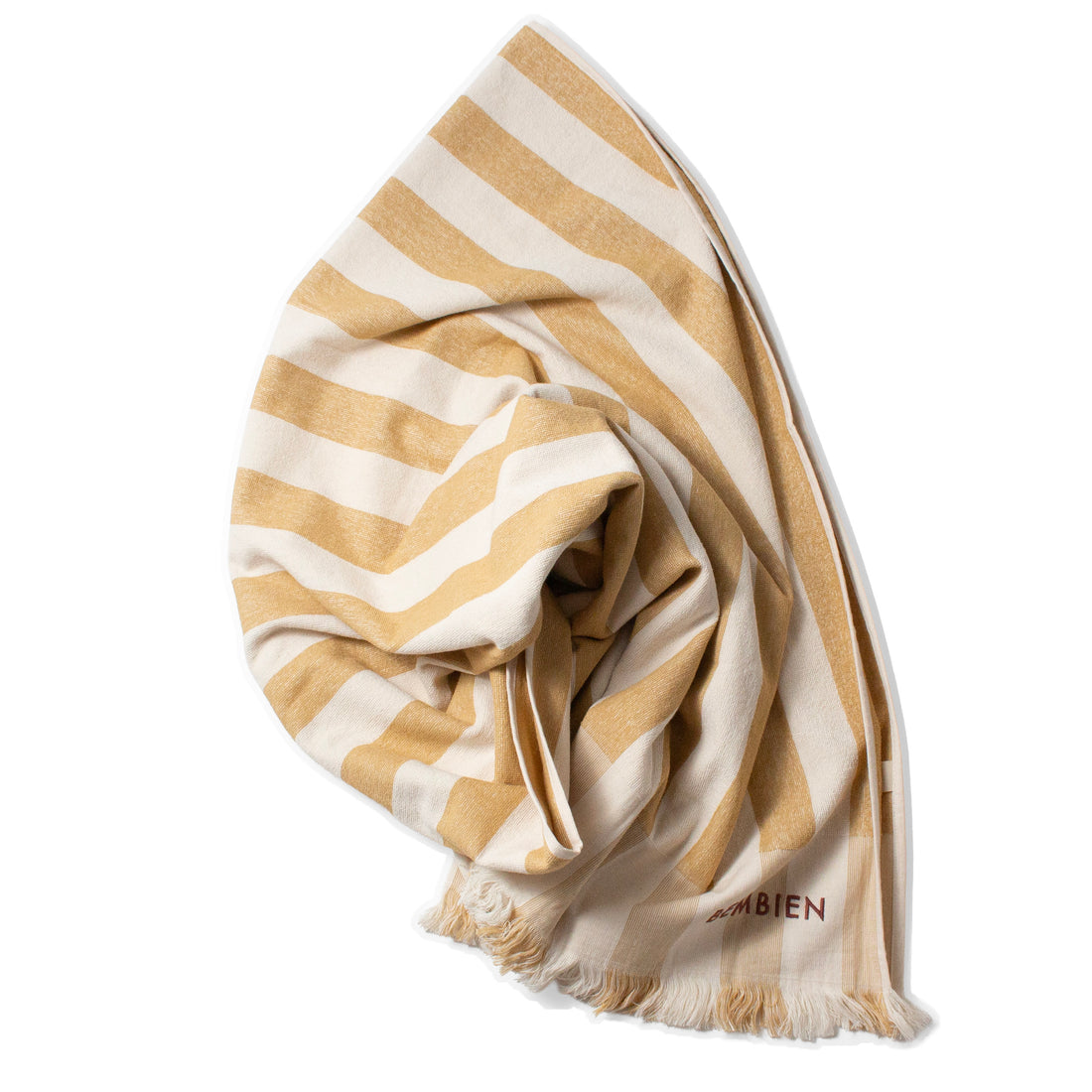 Bembien Plage Towel in Tan Stripe