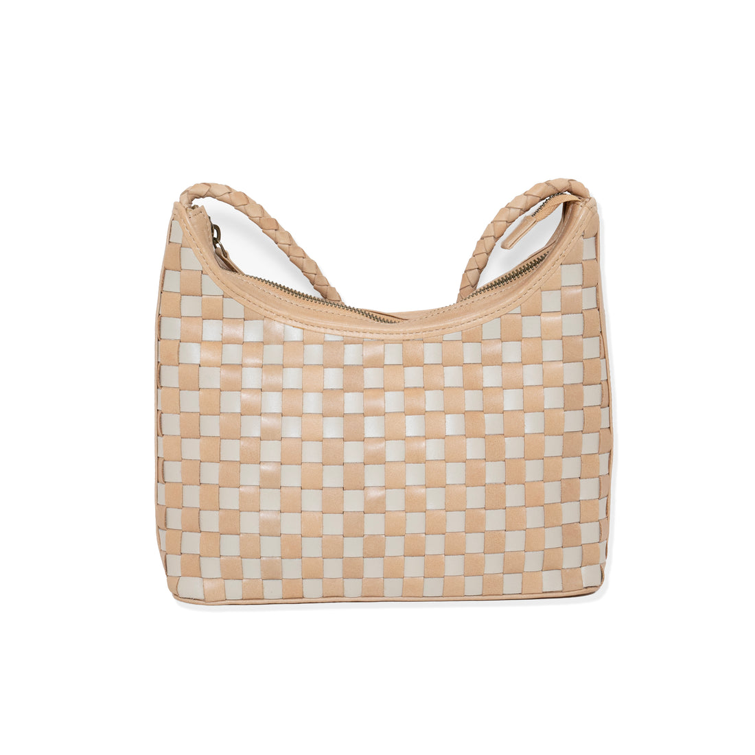 Bembien Small Marni Bag in Crem + Caramel Check