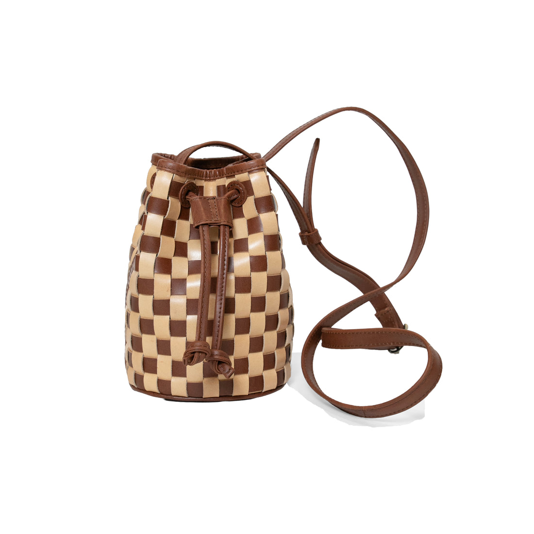 Bembien Mini Adéle in Caramel + Sienna Check