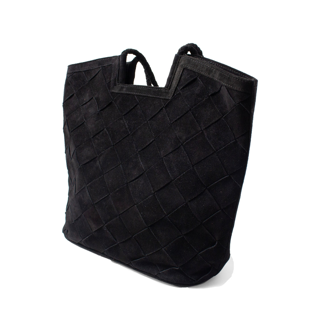 Bembien Camilla Large Bag in Black Suede
