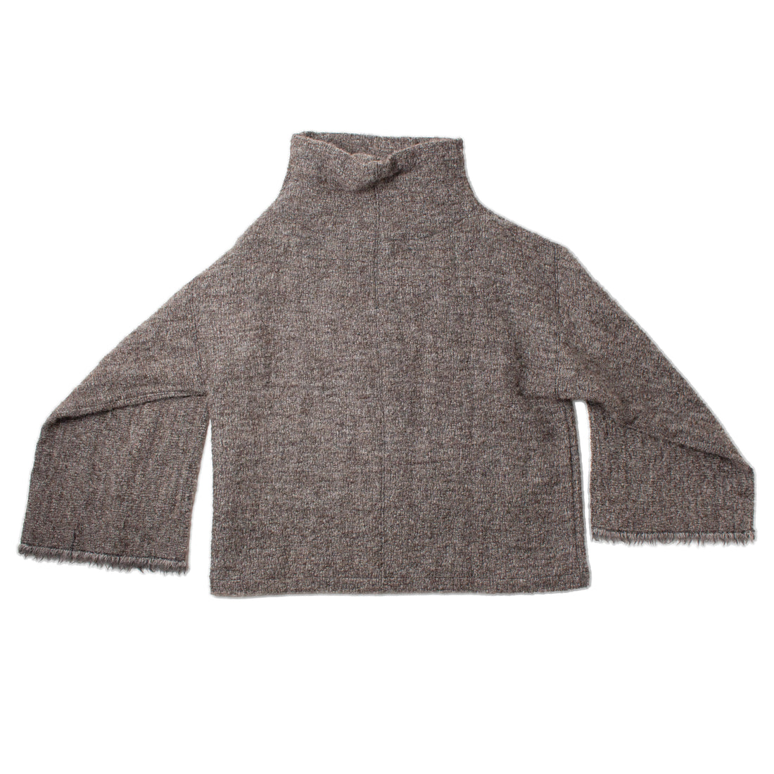 Black Crane Alpaca Tube Top in Beige