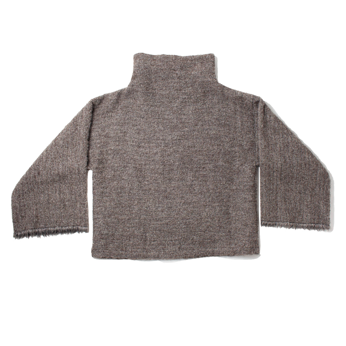 Black Crane Alpaca Tube Top in Beige