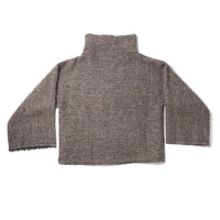 Black Crane Alpaca Tube Top in Beige