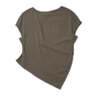 Black Crane Asymmetric Top in Cement