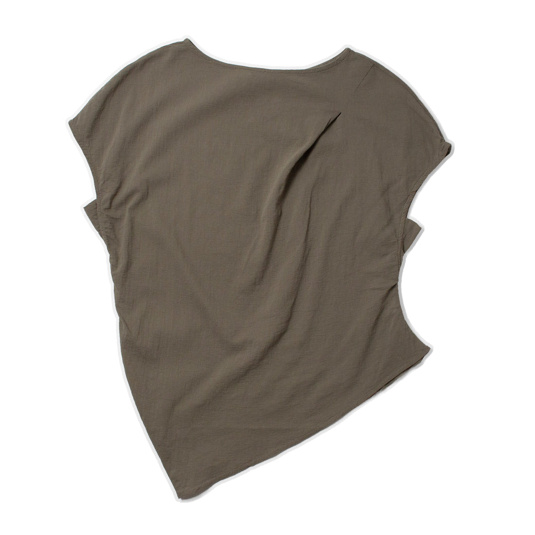 Black Crane Asymmetric Top in Cement