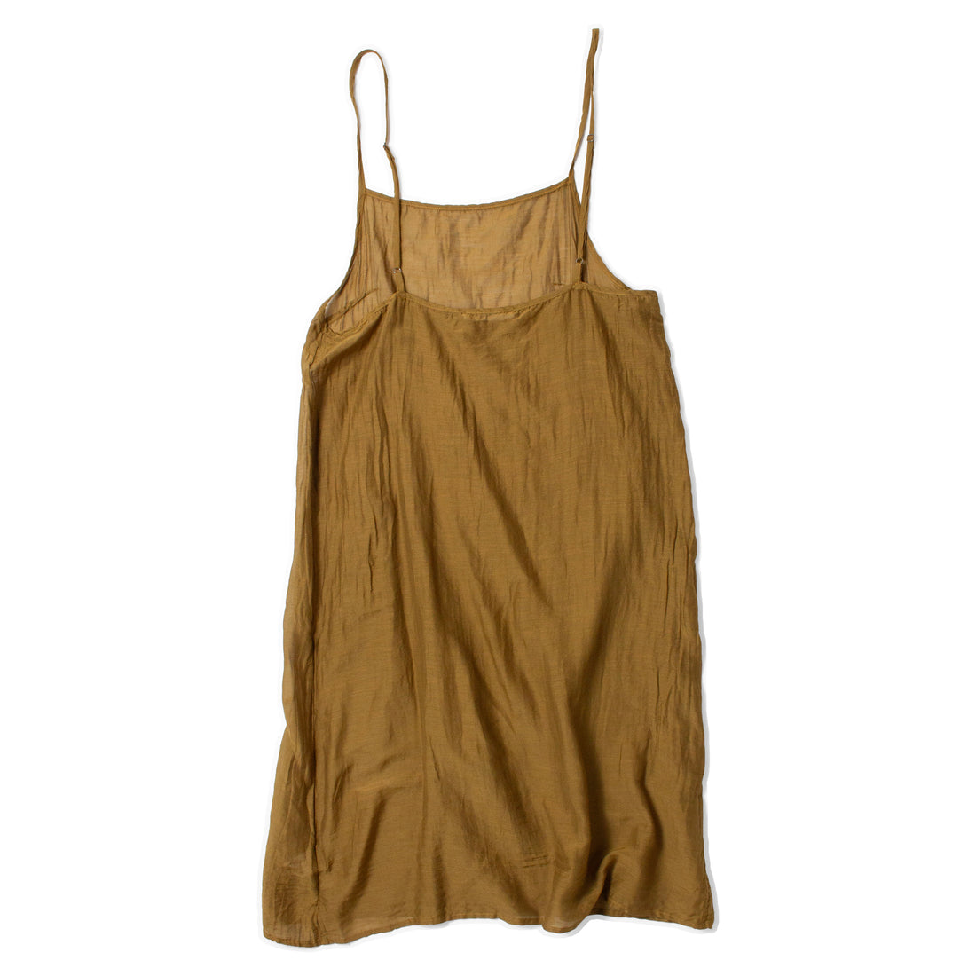 Black Crane Cami Dress in Dark Olive