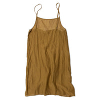 Black Crane Cami Dress in Dark Olive