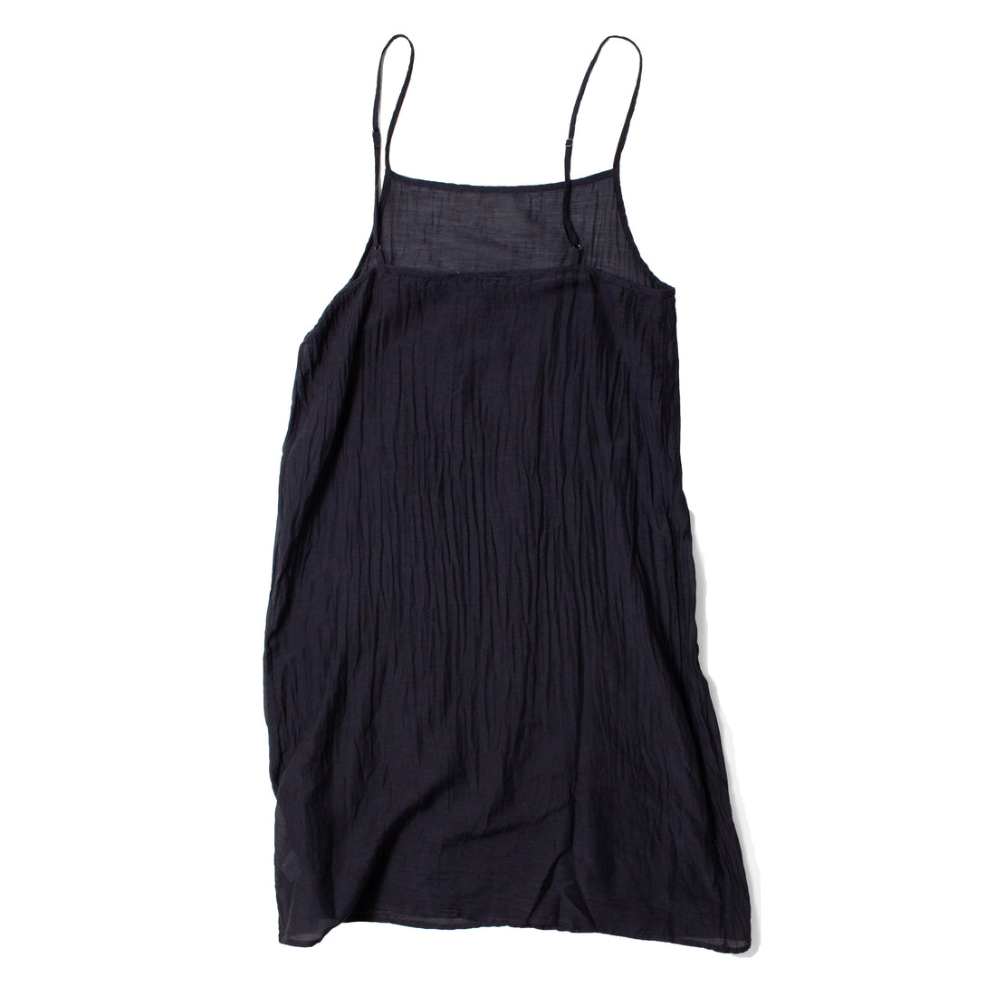 Black Crane Cami Dress in Faded Black