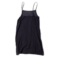 Black Crane Cami Dress in Faded Black