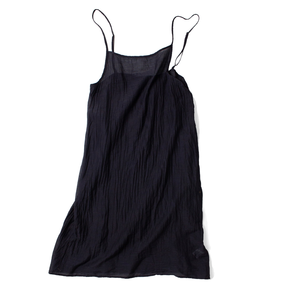 Black Crane Cami Dress in Faded Black