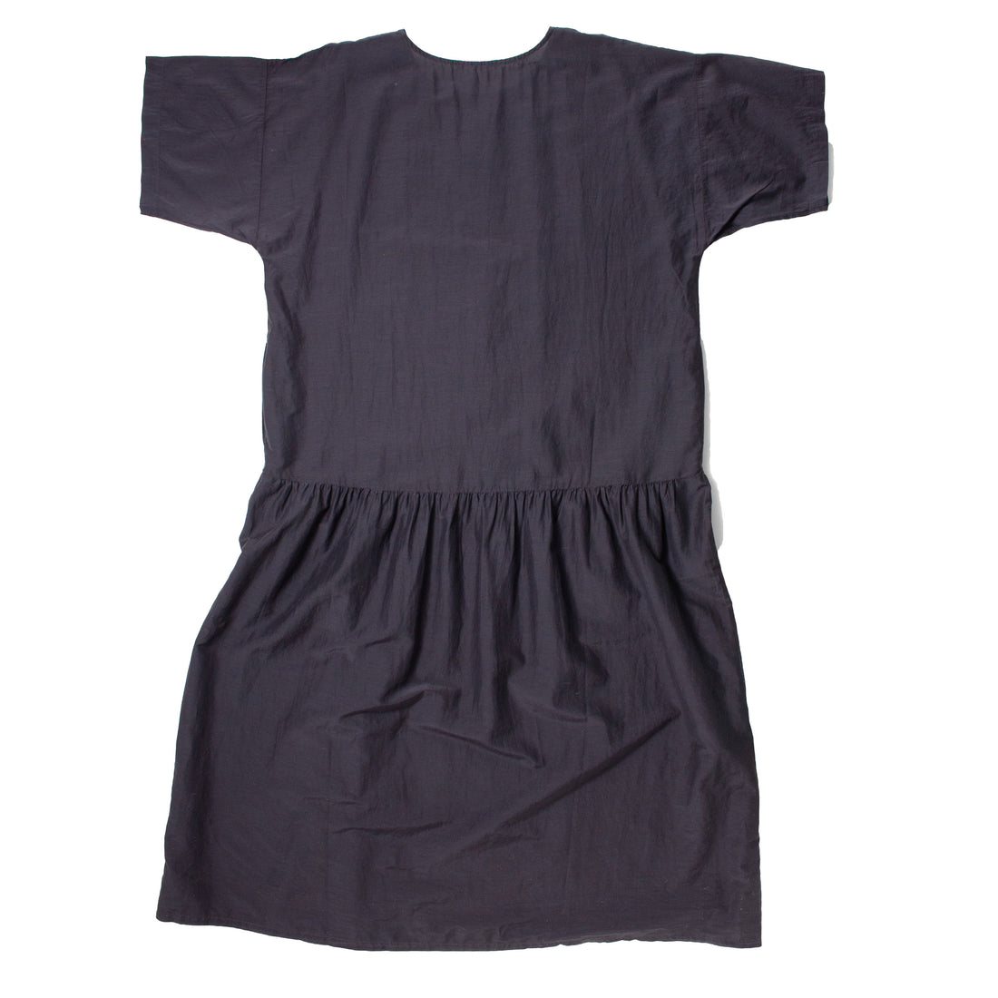 Black Crane Easy Dress in Faded Black