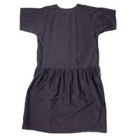 Black Crane Easy Dress in Faded Black
