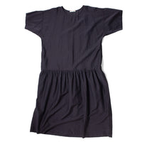 Black Crane Easy Dress in Faded Black