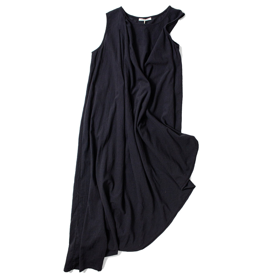 Black Crane Greek Column Dress in Sumi Black Black Crane Greek Column Dress in Sumi Black