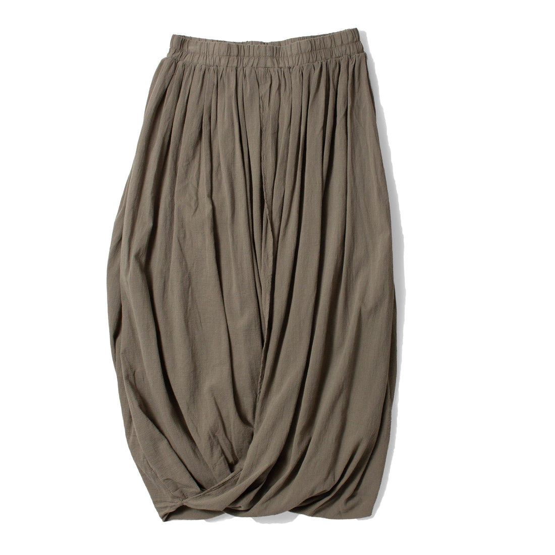 Black Crane Greek Column Skirt in Cement