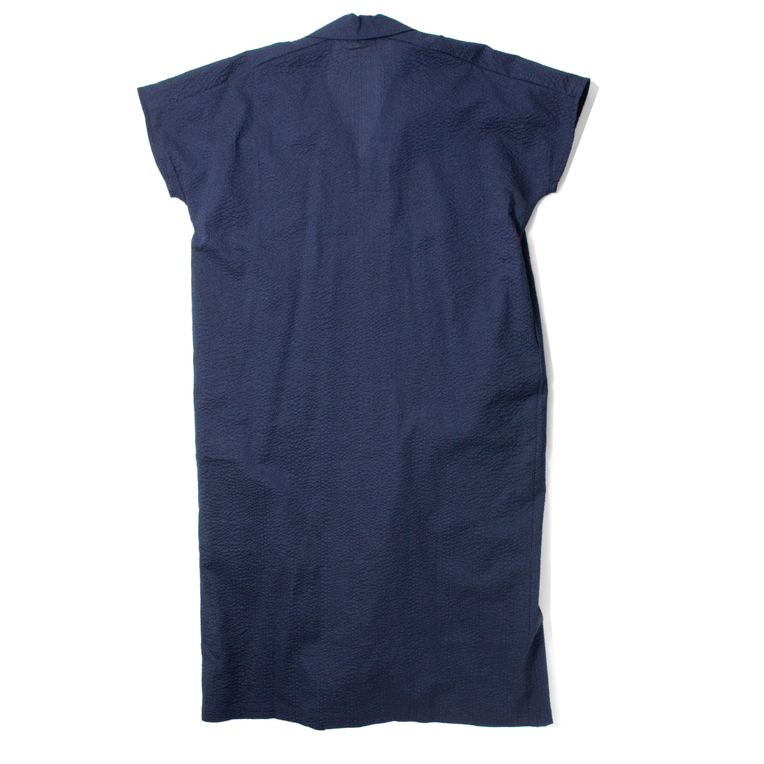 Black Crane Kite Dress in Micro Wave Texture Navy JUDITH Black Crane Kite Dress in Micro Wave Texture Navy JUDITH