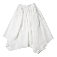 Black Crane Paper Skirt in White