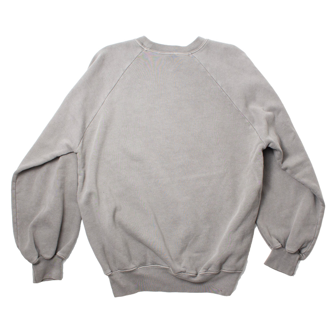 Black Crane Raglan Sweatshirt in Stone