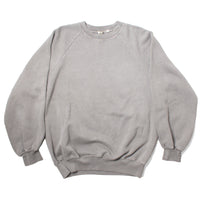 Black Crane Raglan Sweatshirt in Stone