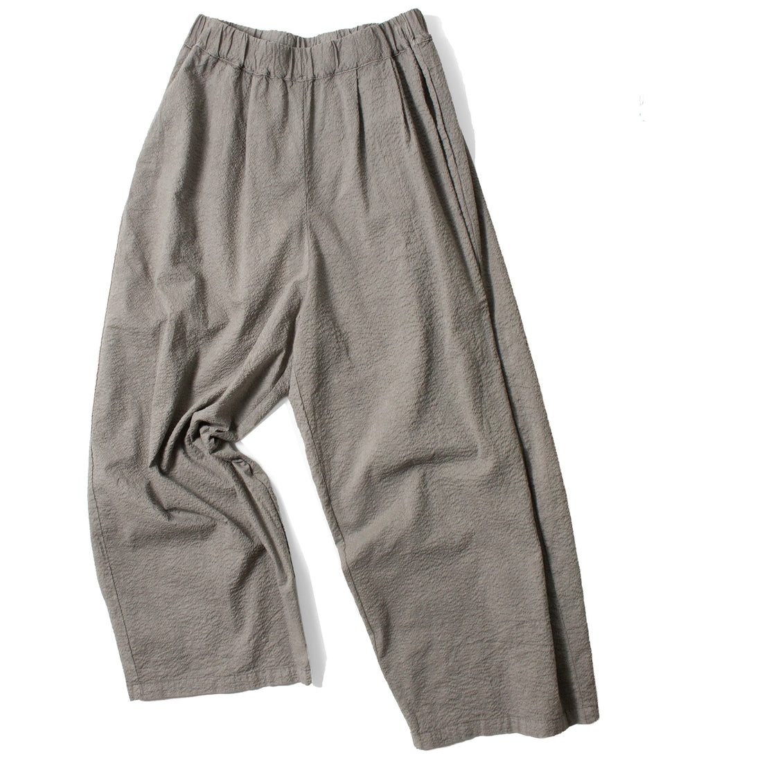 Black Crane Wide Pants in Grey