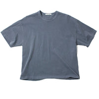 Black Crane Wide Short Sleeve Tee in Indigo