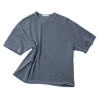 Black Crane Wide Short Sleeve Tee in Indigo