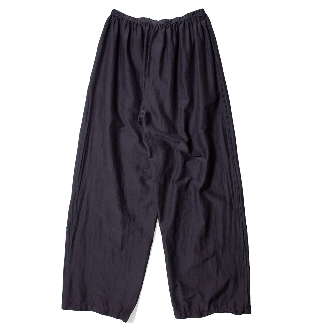 Black Crane Straight Pants in Faded Black
