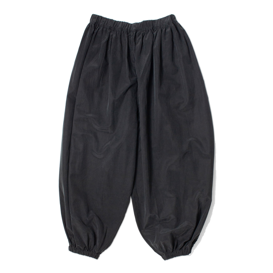 Black Crane Lantern Pants in Black