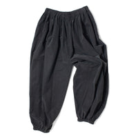 Black Crane Lantern Pants in Black