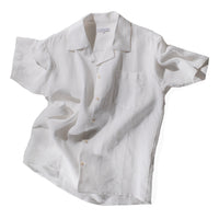 Blluemade Spread Collar Shirt in White