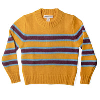 Caron Callahan Fletcher Sweater in Canary Stripe Mohair