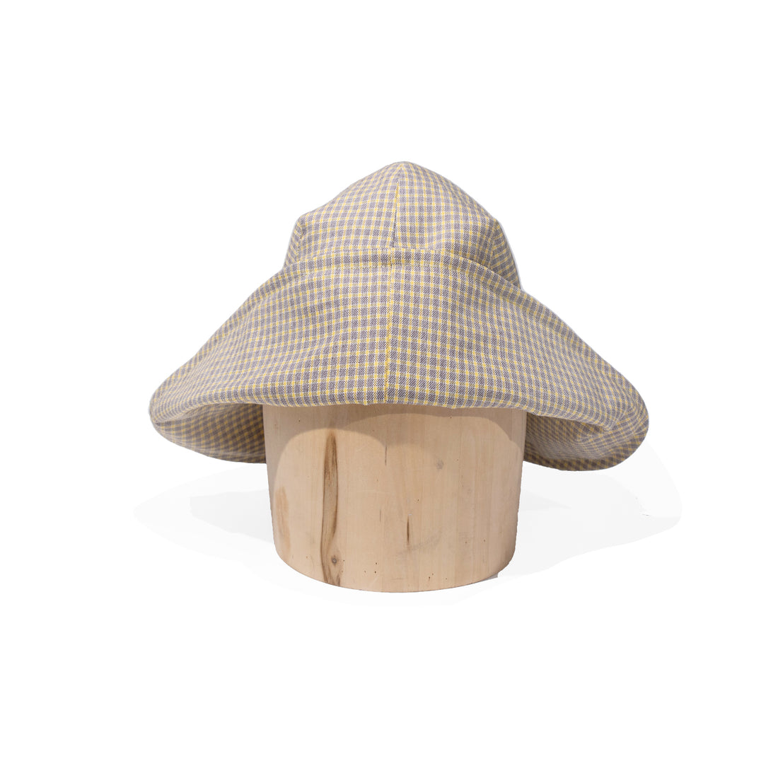 Clyde Iona Hat in Yellow Check