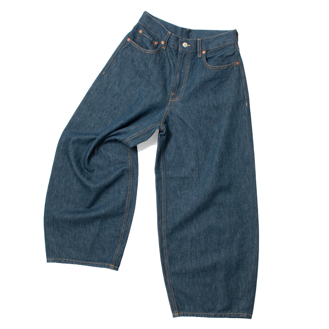 6397 Cropped Roomy Jean in 70's Rinsed Raw
