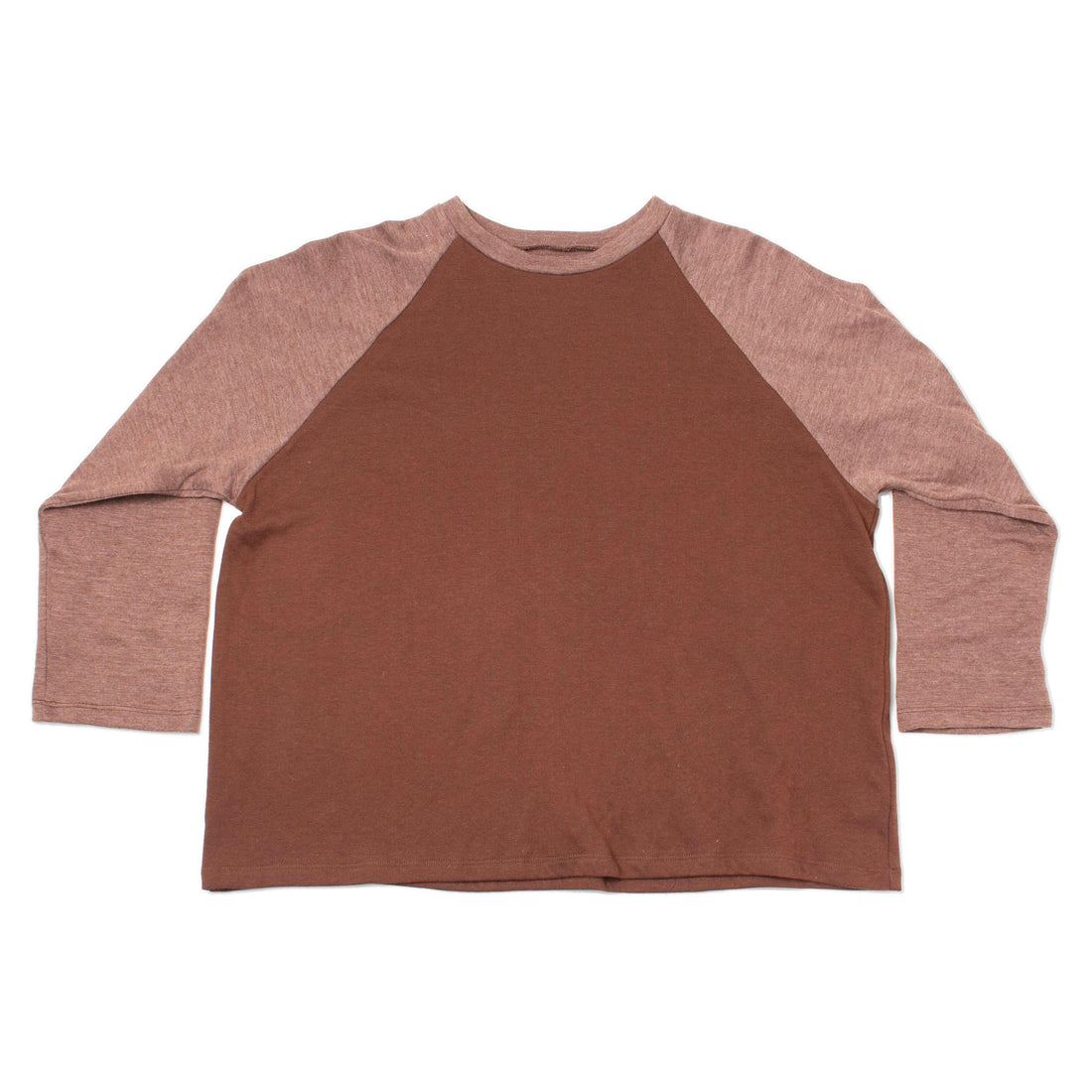 Carleen Boxy Raglan in Brown/Brown