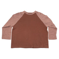 Carleen Boxy Raglan in Brown/Brown