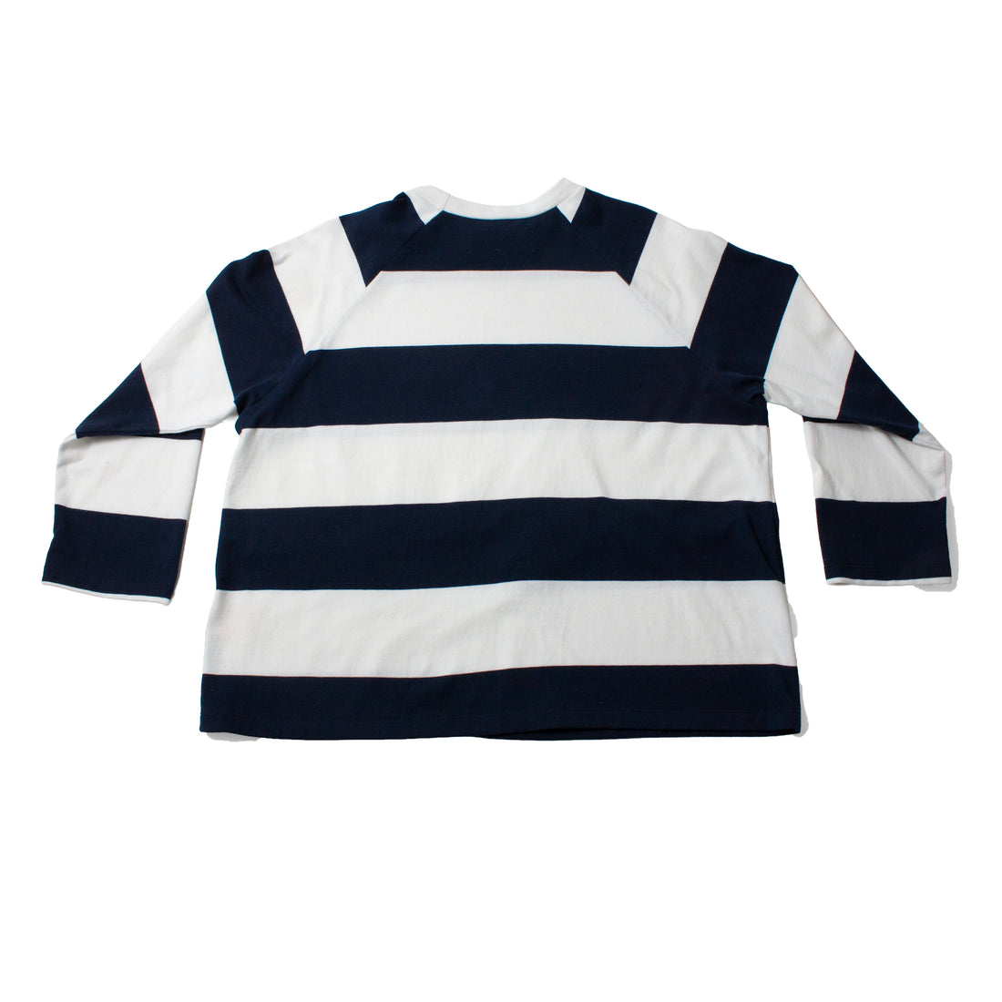 Carleen Boxy Raglan in Huge Stripe