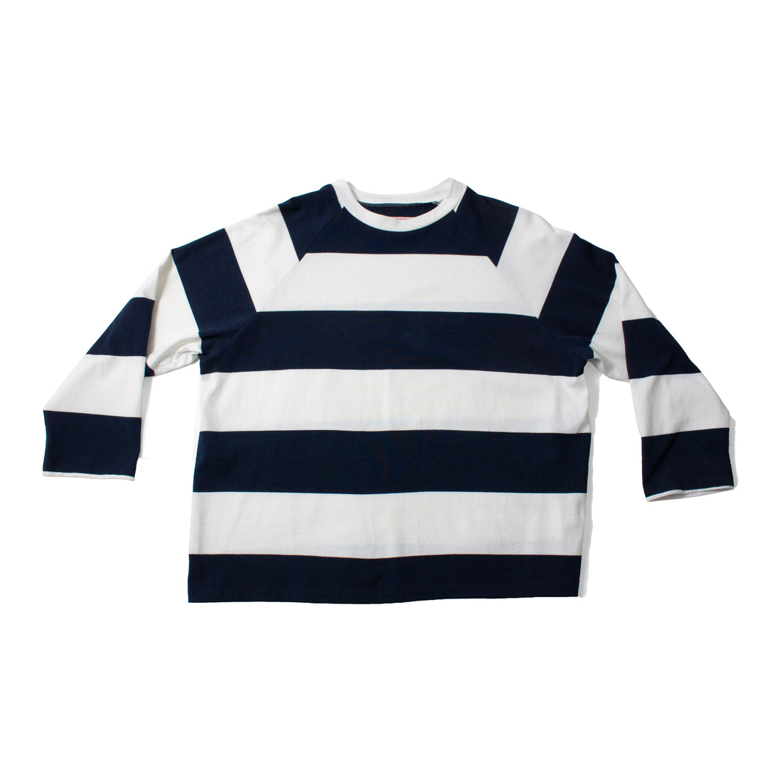 Carleen Boxy Raglan in Huge Stripe