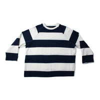 Carleen Boxy Raglan in Huge Stripe