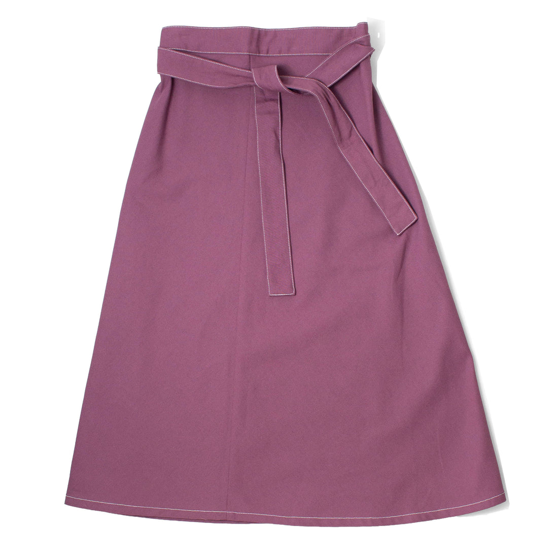 Carleen Louise Wrap Skirt in Mauve Canvas