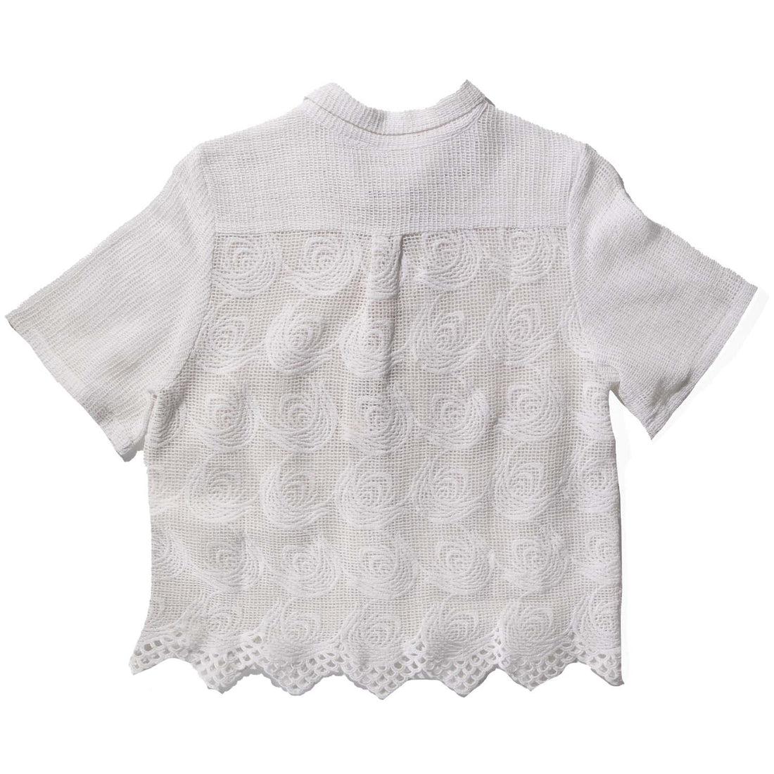 Caron Callahan JoJo Shirt in Swirl Cotton Crochet